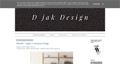 Desktop Screenshot of djakdesign.pl